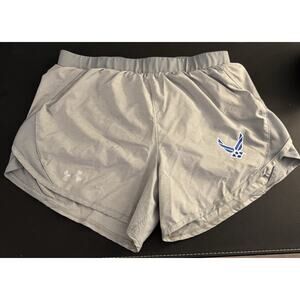 Under Armour Air Force Women’s Running Shorts, Built In Underwear, Tied, Small